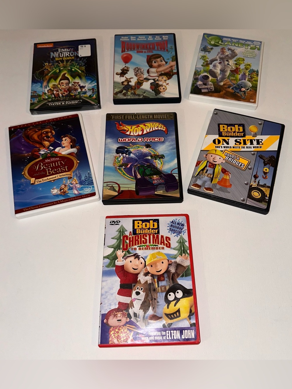 7 ASSORTED Y2K DVDS
